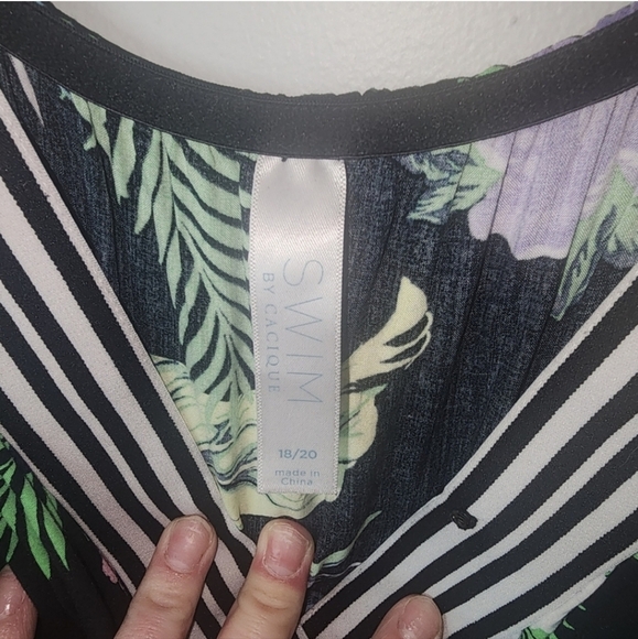 Swim by cacique tropical jumpsuit 18/20 - Picture 5 of 5